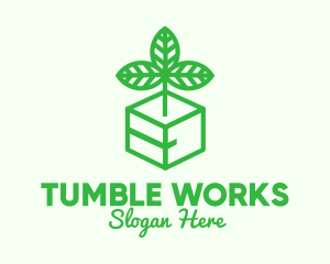 Green Plant Box logo design