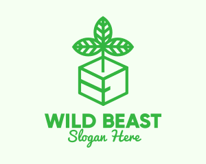 Green Plant Box logo design