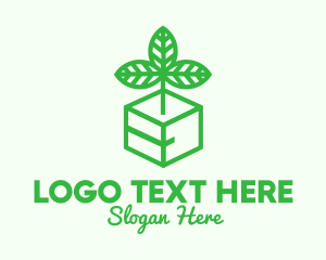 Packaging - Green Plant Box logo design