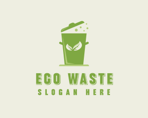 Trash Compost Disposal logo design