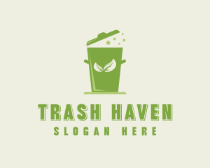 Trash Compost Disposal logo design