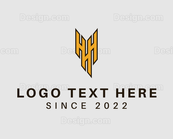 Modern Business Letter H Logo