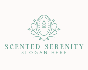 Scented Candlelight Decor logo design