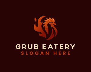 Hot Grill Chicken logo design