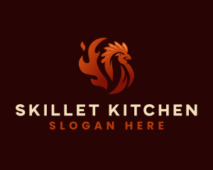 Hot Grill Chicken logo design