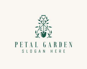 Plant Shovel Landscaping logo design