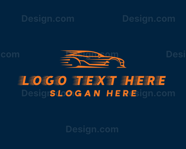 Auto Car Racer Logo