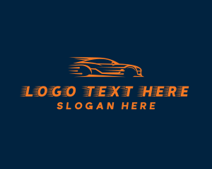 Auto Car Racer Logo