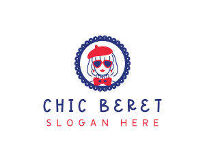 Fashion Lady Beret logo design