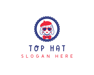 Fashion Lady Beret logo design