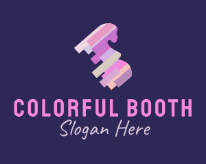 Colorful Pregnant Woman logo design