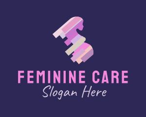 Colorful Pregnant Woman logo design