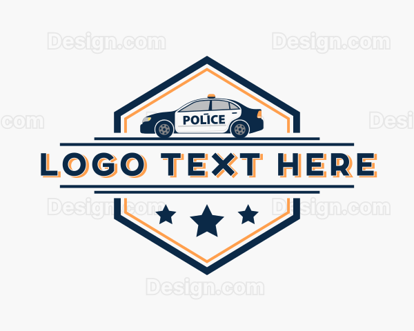 Police Car Vehicle Logo