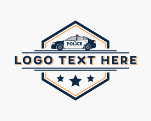 Police Car Vehicle logo