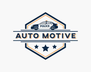 Police Car Vehicle logo