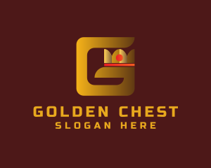 Letter G Gold Crown logo design