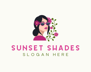 Floral Woman Shades logo