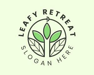 Ecology Leaf Plantation  logo design