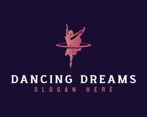 Dancing Ballerina Lady logo