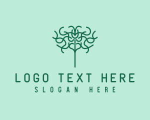 Organic Herbal Tree Logo