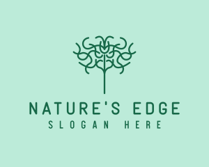 Organic Herbal Tree logo design