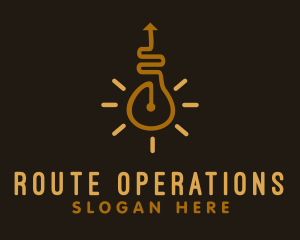 Lightbulb Route Logistics logo