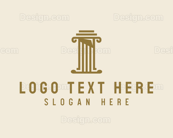 Simple Architecture Pillar Logo