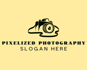 Vlogger Camera Photography logo design