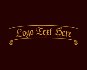 Ancient Antique Scroll logo