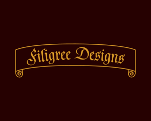 Ancient Antique Scroll logo design