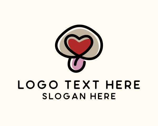 Tongue logo example 4
