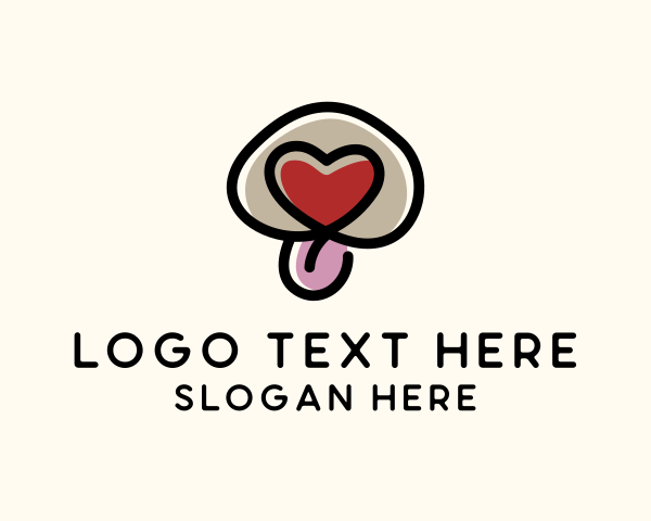 Tongue logo example 3