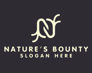 Organic Nature Branches logo design