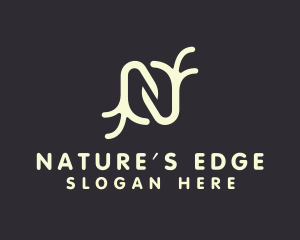 Organic Nature Branches logo design