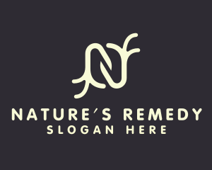 Organic Nature Branches logo design