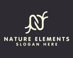 Organic Nature Branches logo design