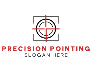 Target Shooting Crosshair logo design