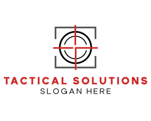 Target Shooting Crosshair logo