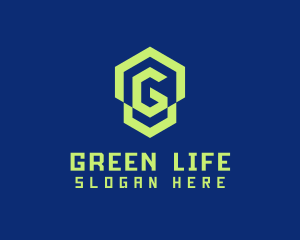 Green Gaming Letter G  logo design