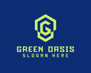Green Gaming Letter G  logo design