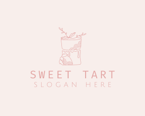 Floral Cake Patisserie logo design