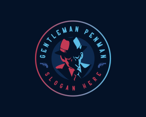 Detective Inspector Gentleman logo design