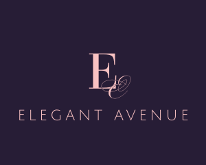 Expensive Elegant Boutique logo design