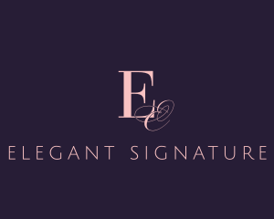 Expensive Elegant Boutique logo design