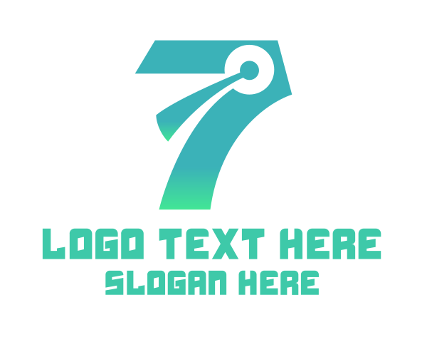 Numeral logo example 4