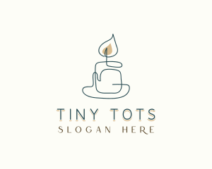 Scented Candle Souvenir Logo