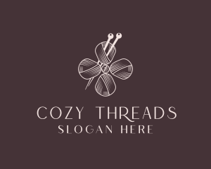 Crochet Yarn Thread logo design