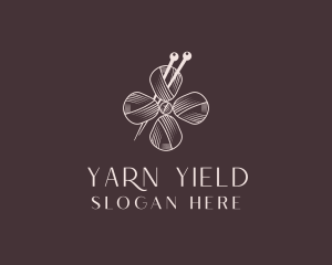 Crochet Yarn Thread logo design