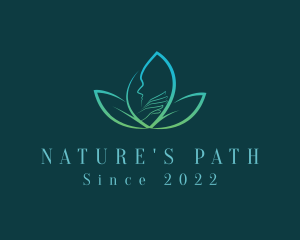 Natural Beauty Spa Leaf  logo