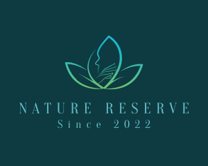 Natural Beauty Spa Leaf  logo design